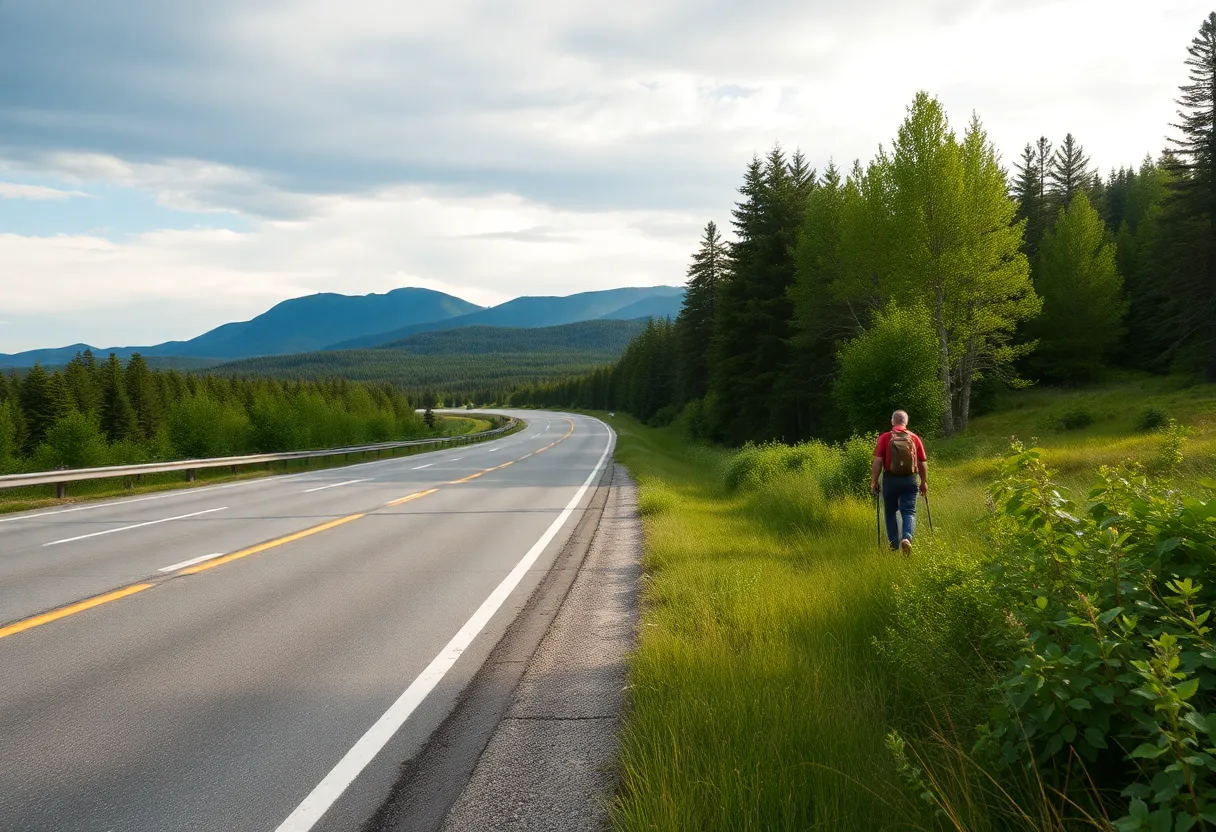 Landscape near Highway 60 related to the Emily Pike case.