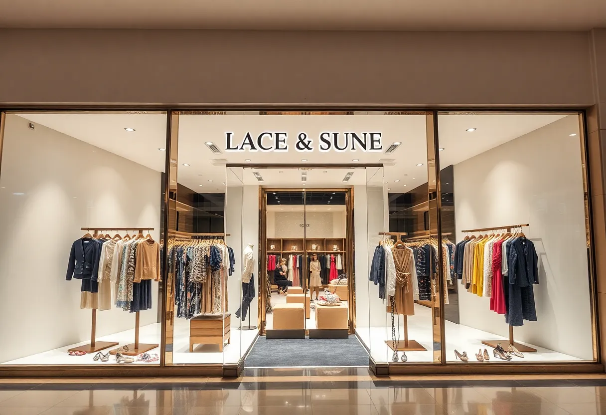 Exterior view of Loro Piana boutique in Scottsdale Fashion Square