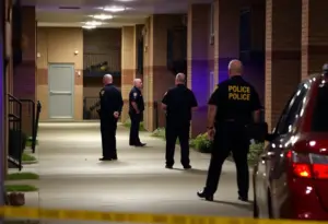 Emergency response at the scene of a domestic violence incident in Mesa.