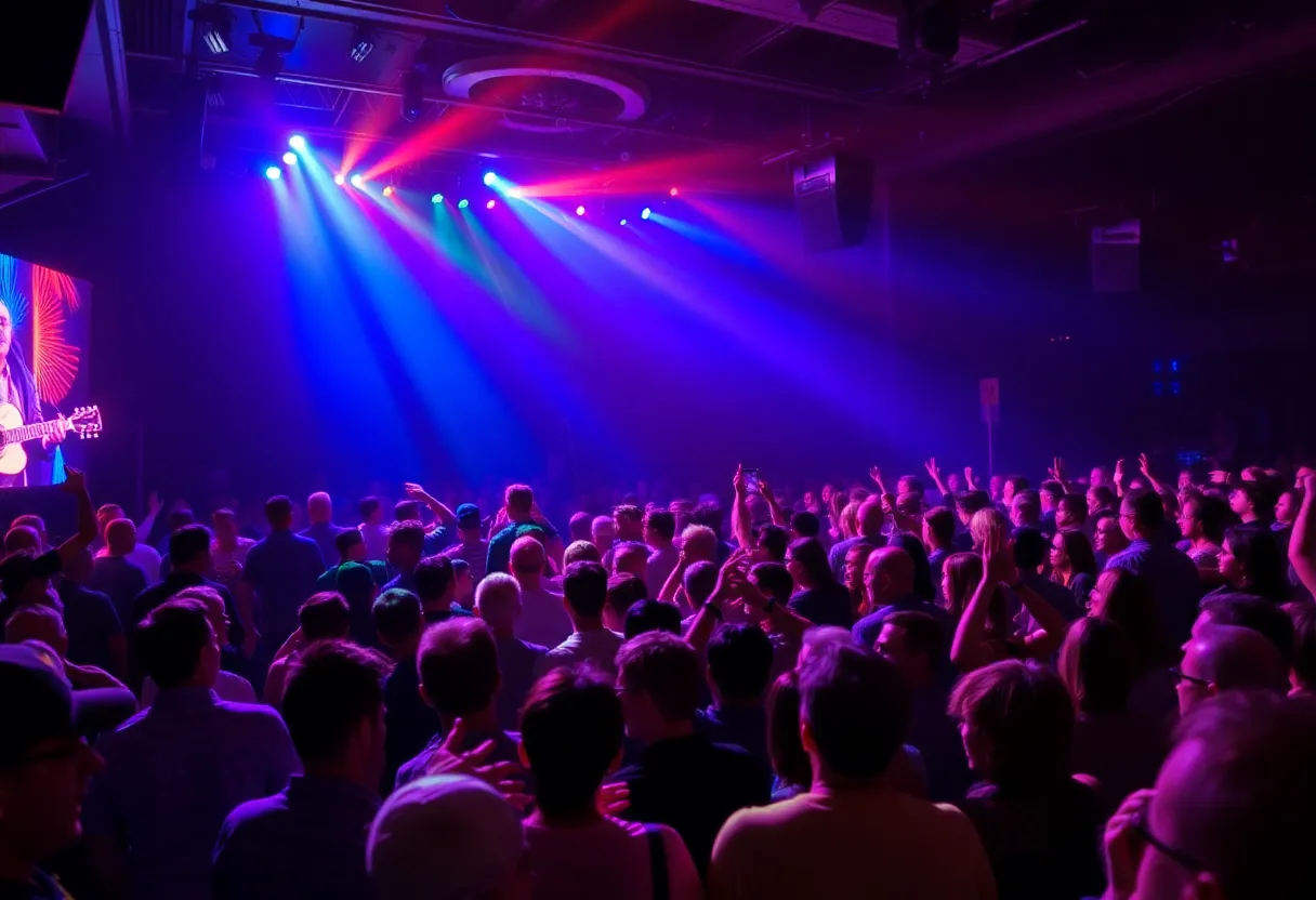 Crowd enjoying concerts in Phoenix, Arizona