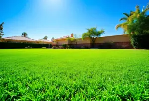 Lush green lawn in Phoenix, AZ