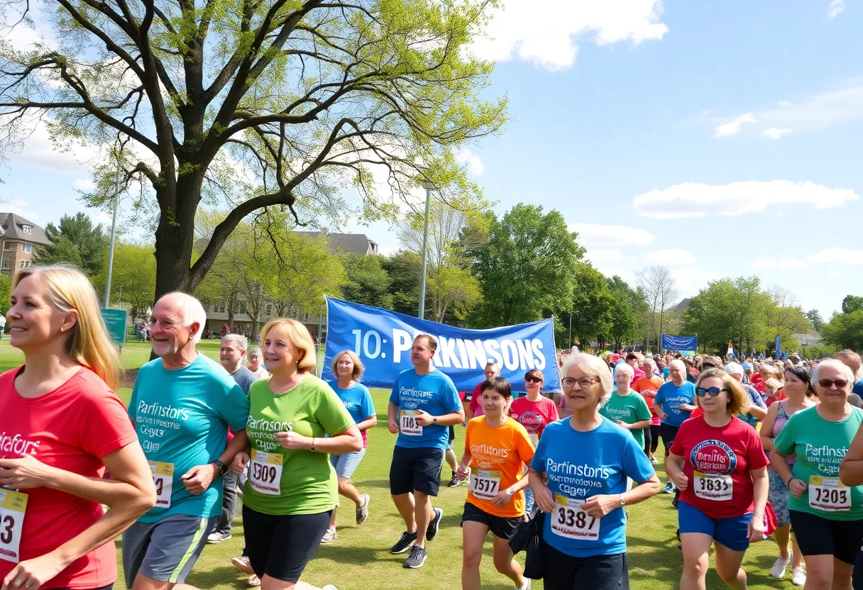 Participants enjoying the Phoenix Run Walk at Kiwanis Park in Tempe.