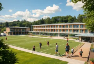 Rendering of the Phoenix sports academy and hotel complex