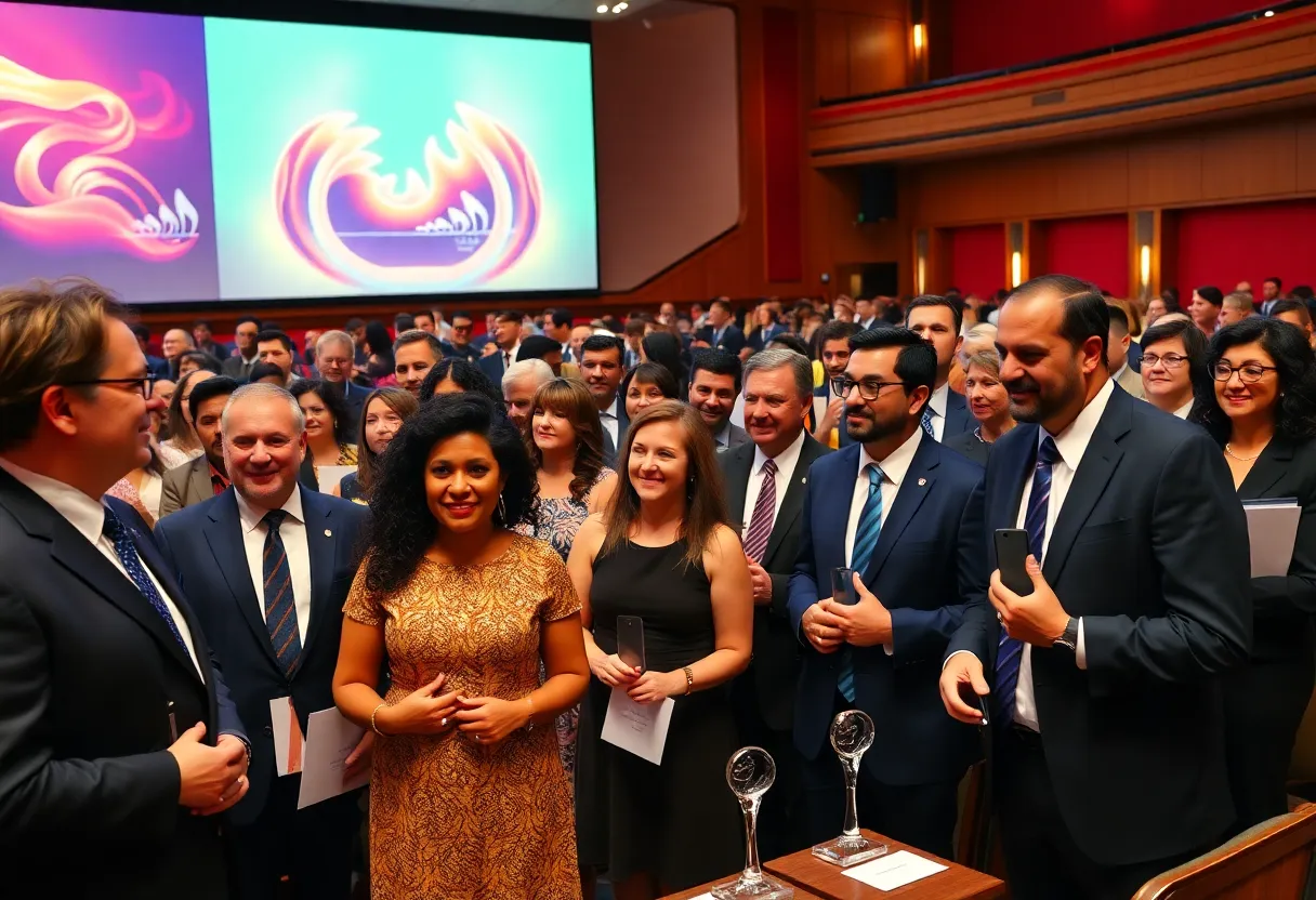 Award ceremony celebrating local business excellence in Scottsdale.