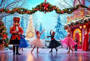 Dancers performing The Nutcracker ballet in Chandler AZ