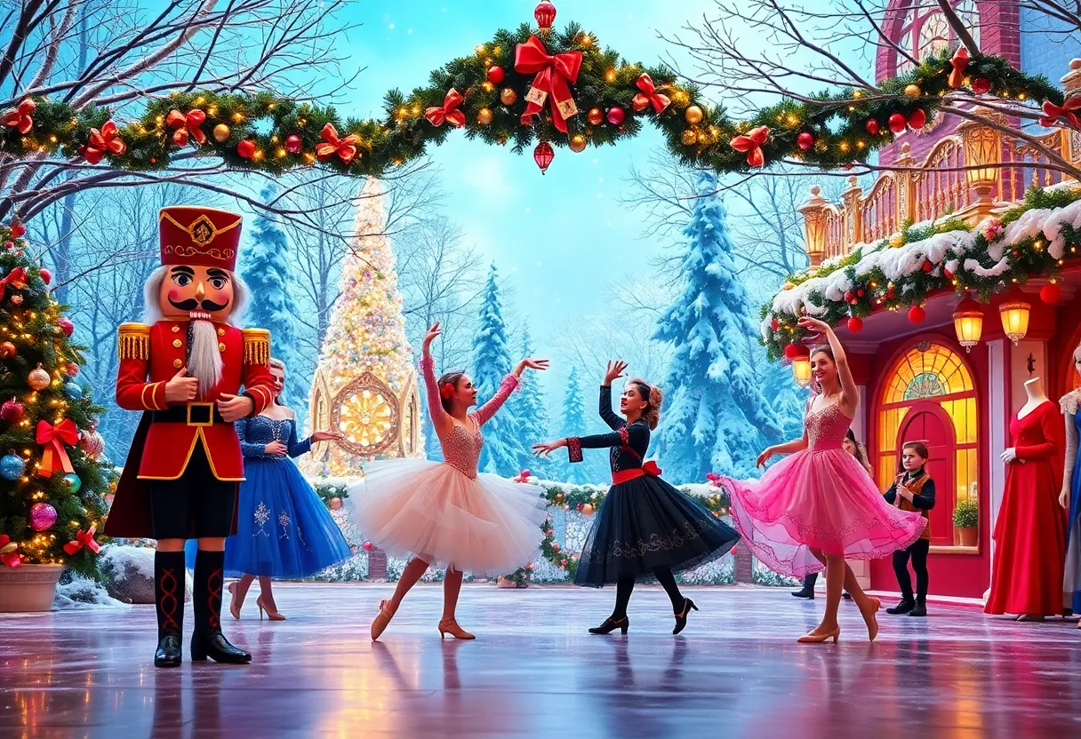 Dancers performing The Nutcracker ballet in Chandler AZ