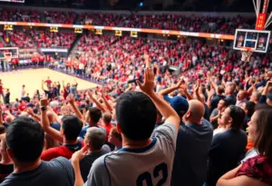 USC Trojans celebrating their Maui Invitational Championship win
