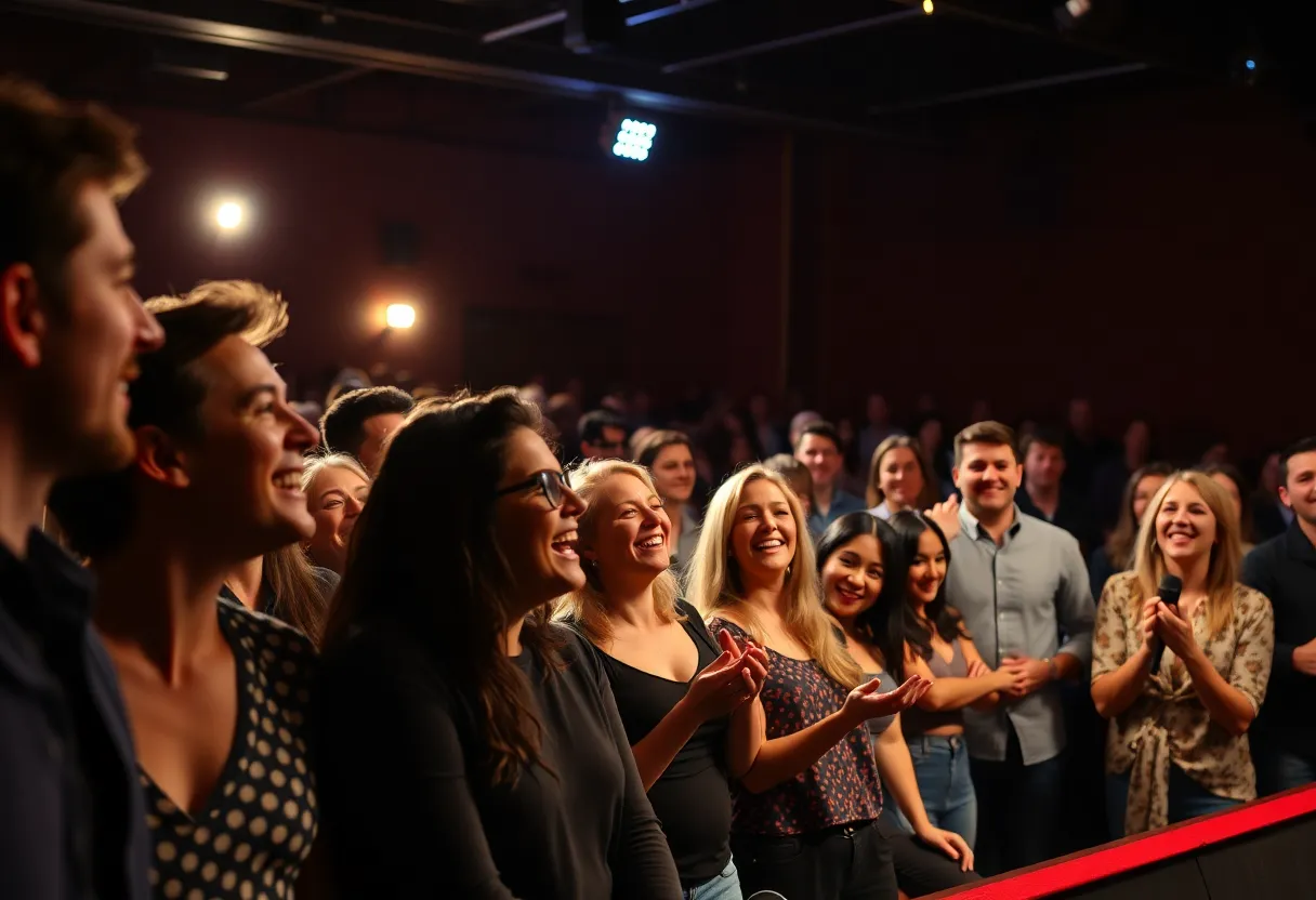 Audience enjoying a comedy show at Desert Ridge Improv