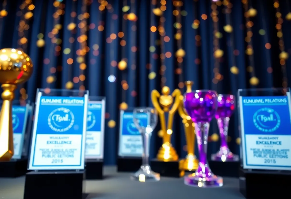 10to1PR receiving recognition at the Clutch Global Awards