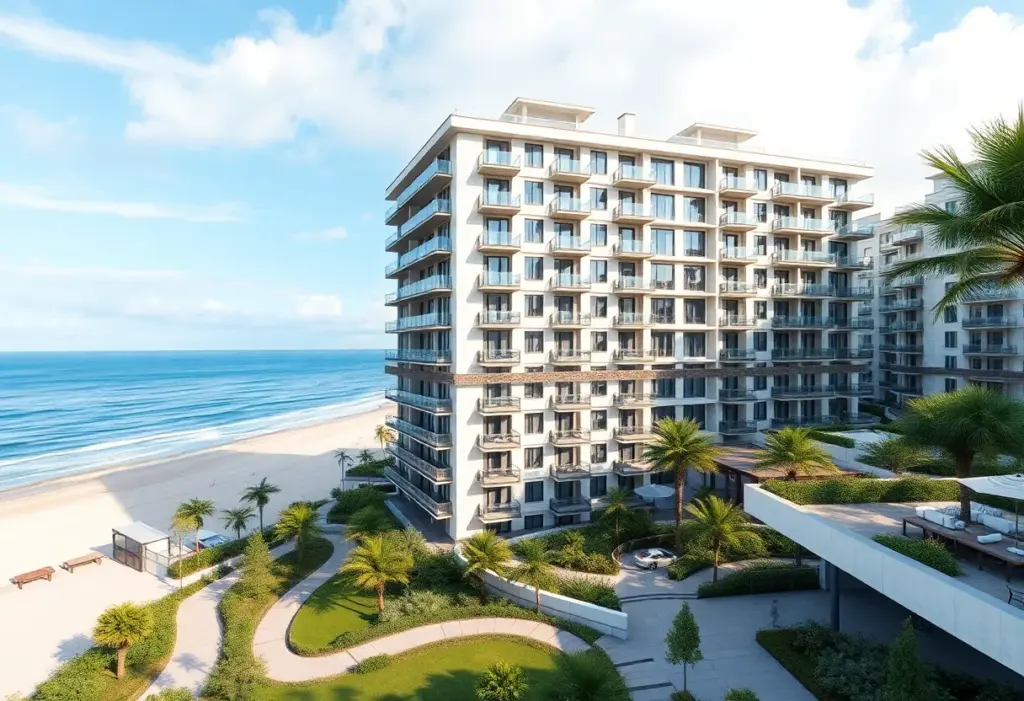 Rendering of the 250 Rio condominium tower near Tempe Beach Park