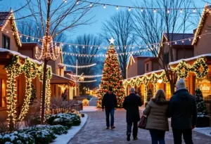 Festive decorations in Arizona's Christmas towns