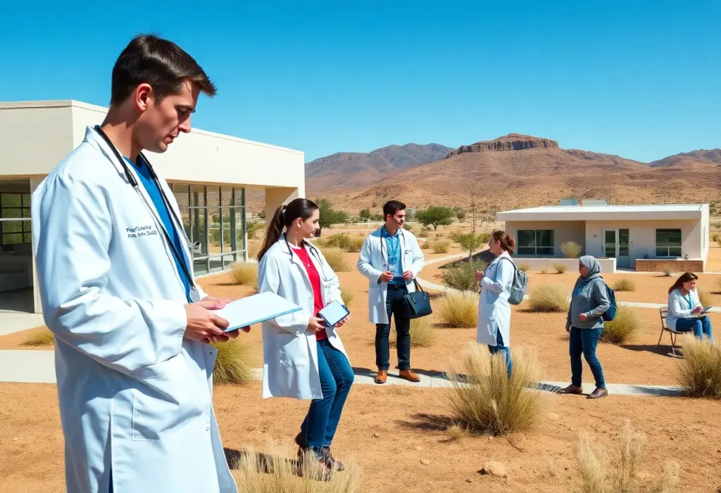 Students training at Arizona's new rural medical school