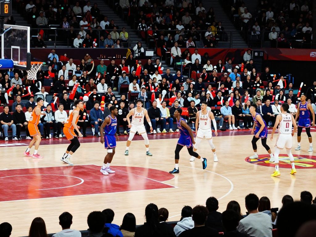 Arizona State Sun Devils playing against UCLA Bruins in a basketball game