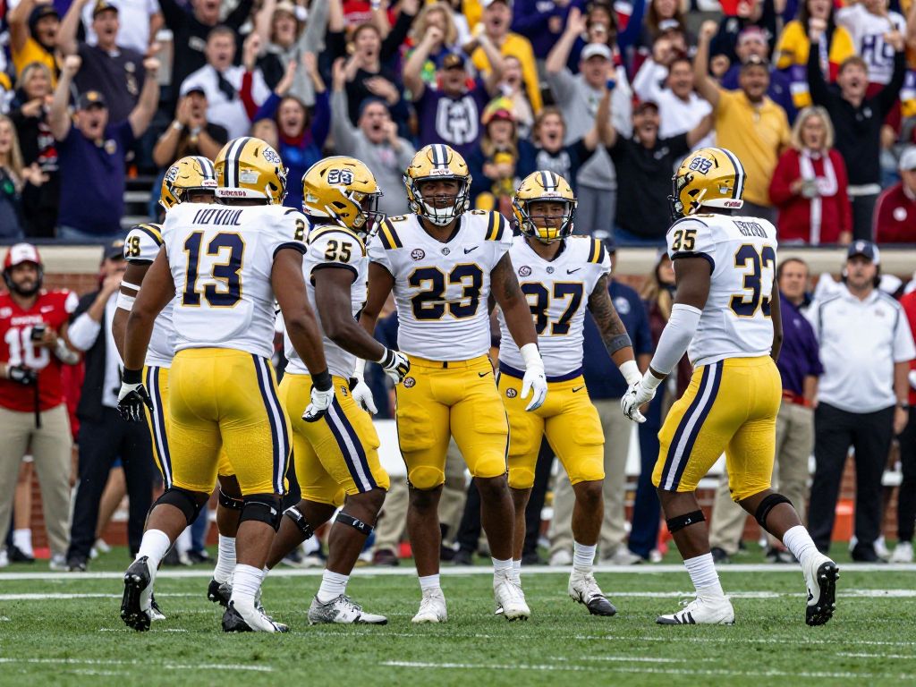 Arizona Wildcats players celebrating a football victory