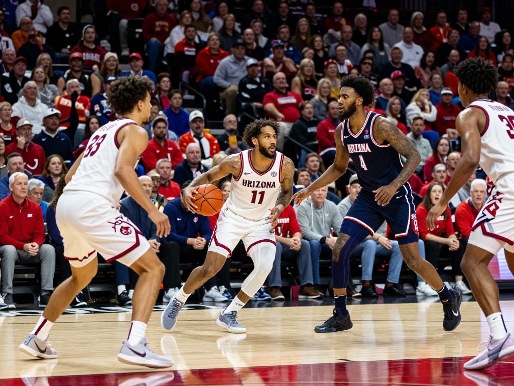 Basketball game between Arizona Wildcats and San Diego State Aztecs