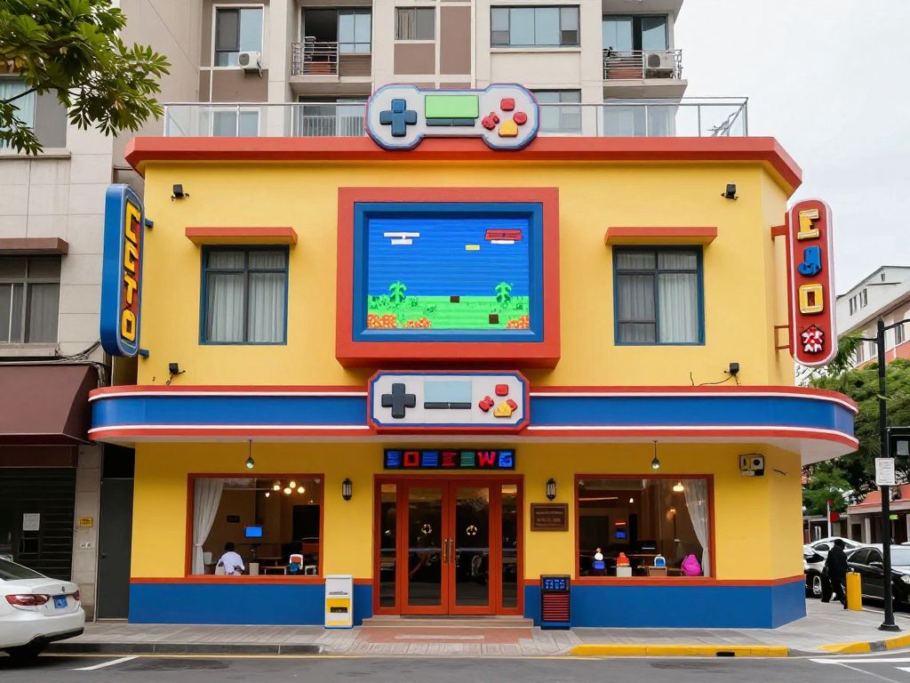 Concept art of the Atari Hotel in downtown Phoenix