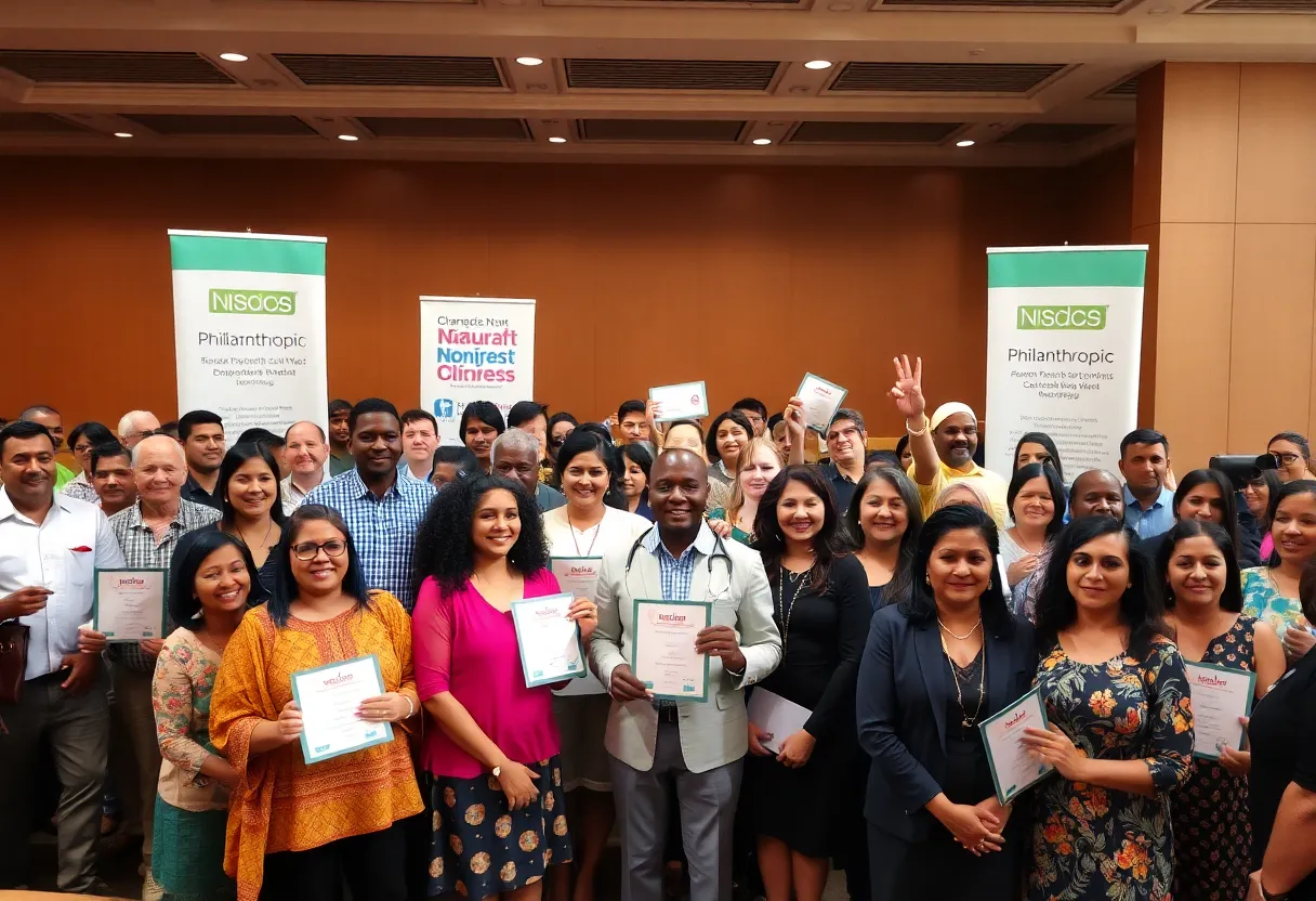 Ceremony celebrating Arizona nonprofits and corporate partnerships.