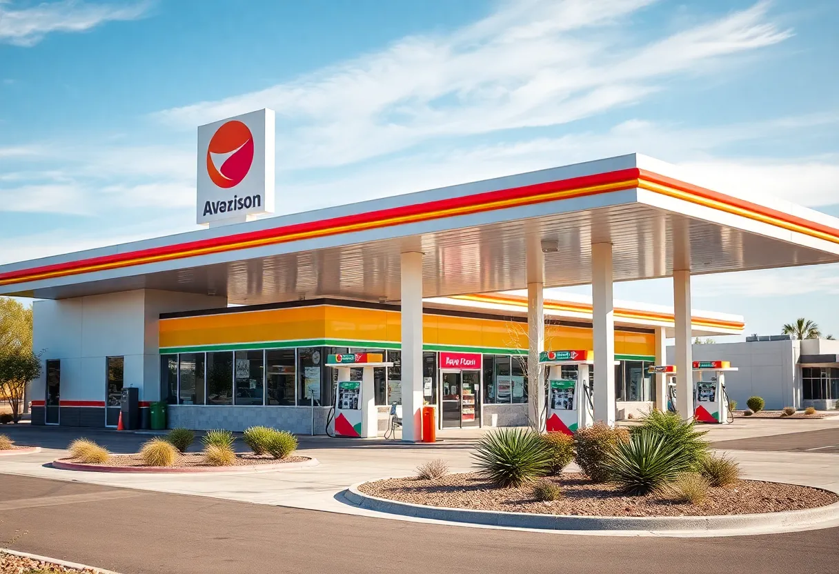 Rendering of Buc-ee's travel center in Goodyear, Arizona
