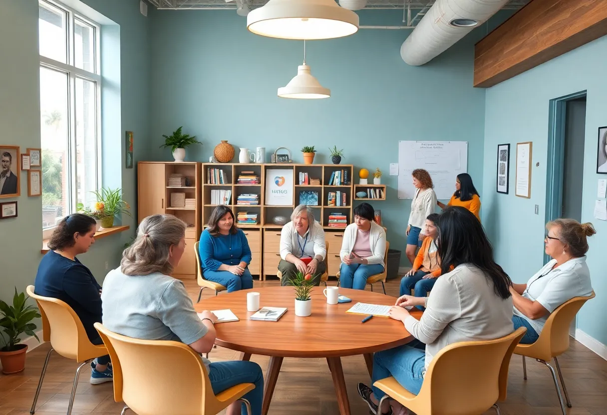 Interior of the caregiver support hub in Fountain Hills, Arizona