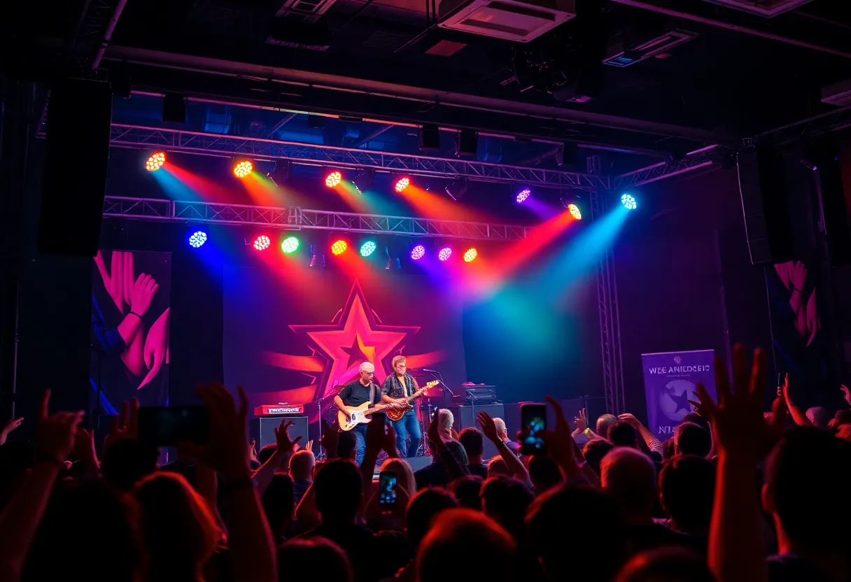 Audience enjoying a live concert performance by Carol Pacey & the Honey Shakers