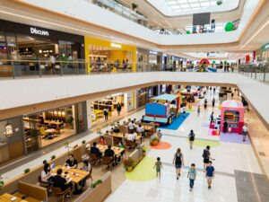 Rendering of the Chandler Fashion Center redevelopment showcasing modern shopping and dining