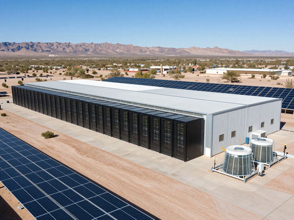 Vantage Data Centers facility in the Arizona desert