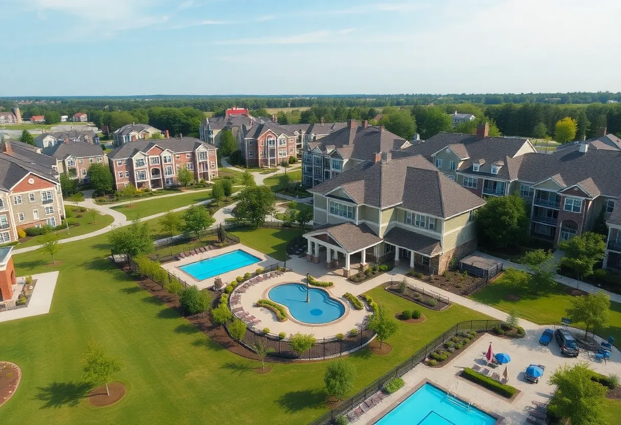 Exterior view of Desert Sky affordable housing community in Phoenix