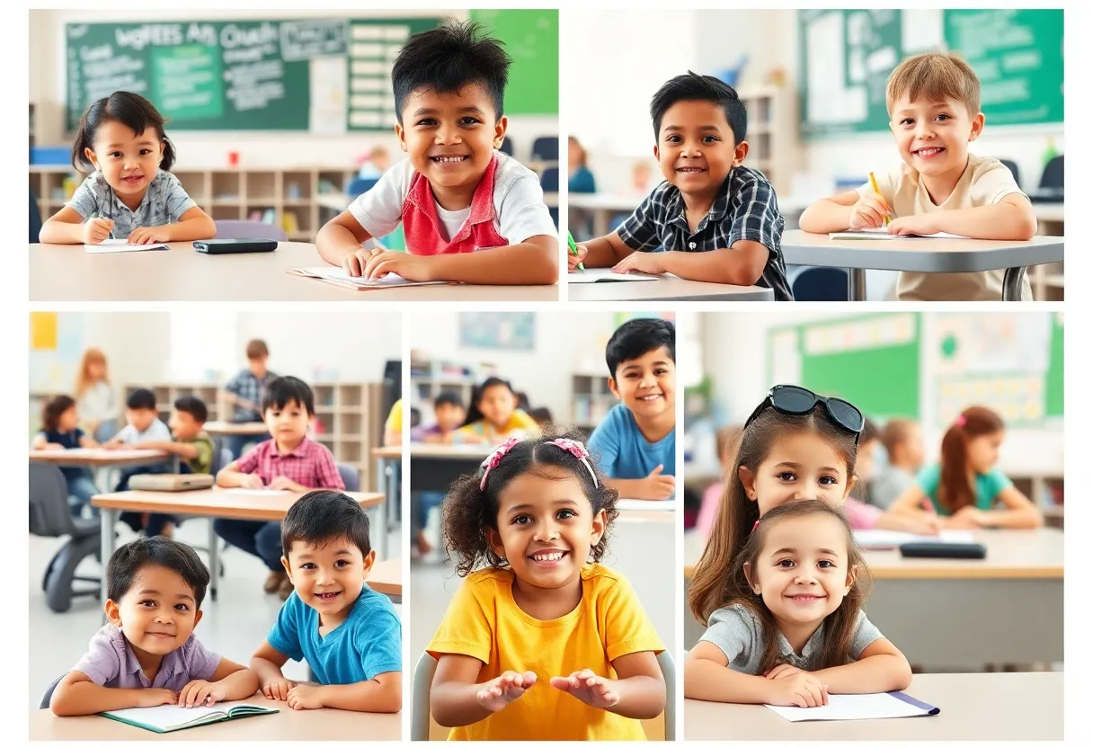 Children engaged in learning at top-ranked elementary schools in Phoenix, AZ