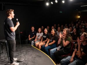 Audience enjoying a comedy show at Desert Ridge Improv