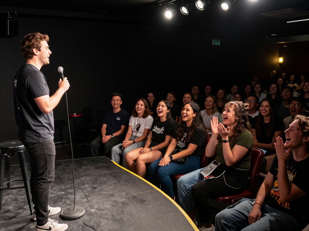 Audience enjoying a comedy show at Desert Ridge Improv