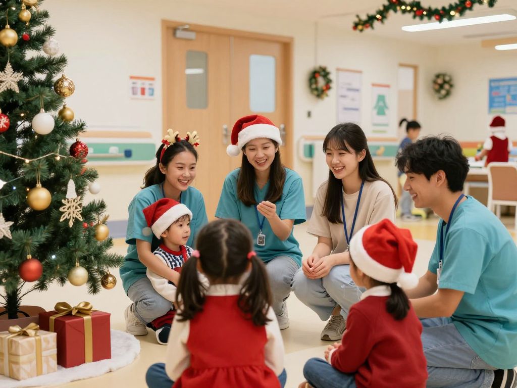 Volunteers bringing holiday cheer to children at Phoenix Children's Hospital