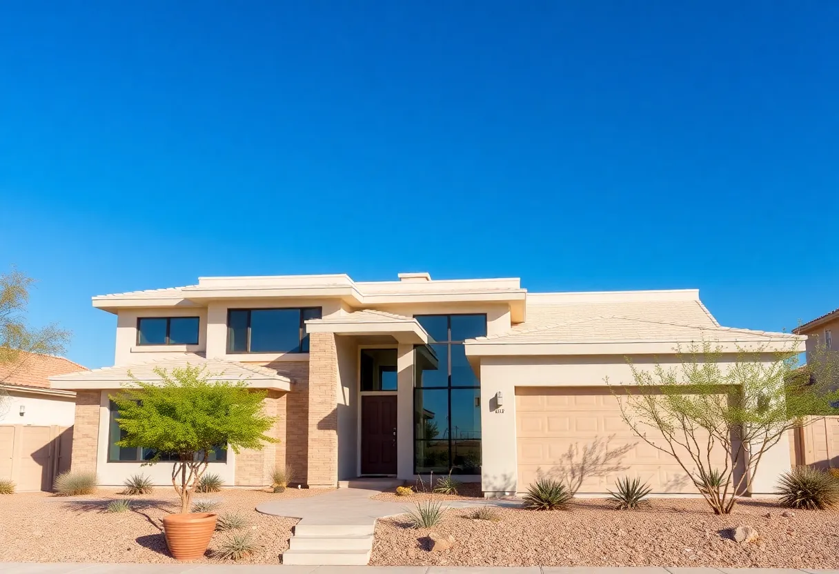 A beautifully remodeled Phoenix home with an open-concept layout.