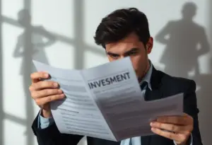 Conceptual representation of investment fraud