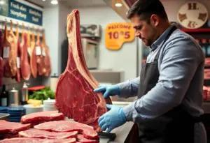 Premium prime rib at Lil Town Butcher in Phoenix