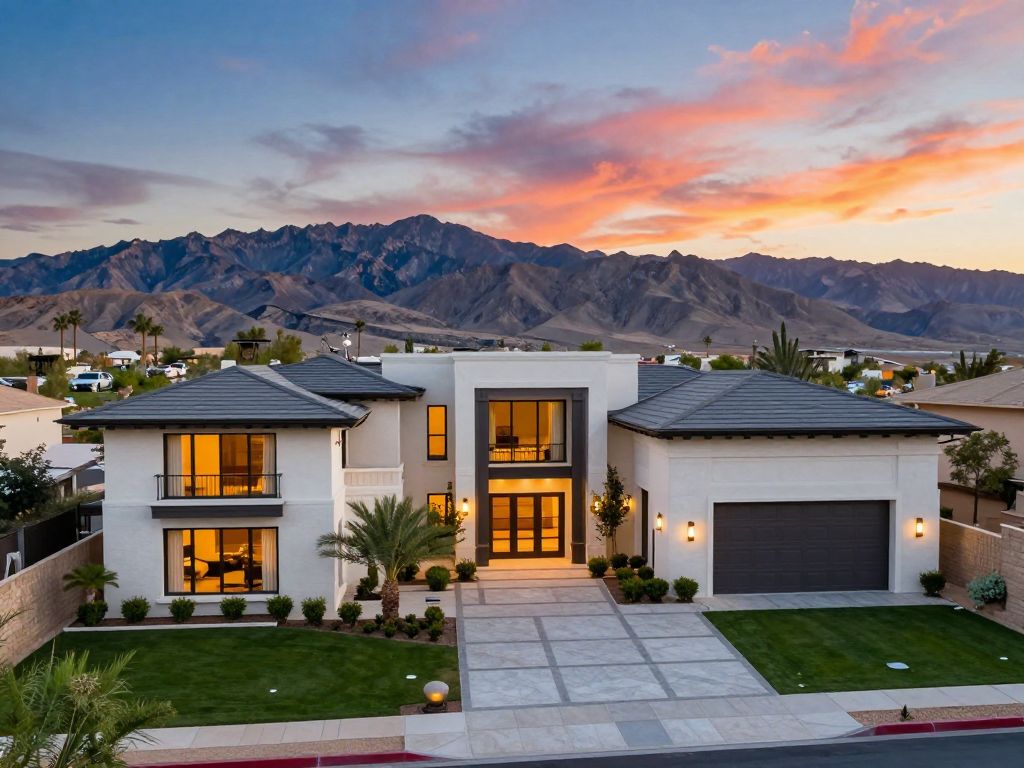 Luxurious estate in Paradise Valley showcasing modern architecture