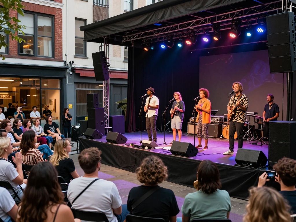 A live performance at Madison Center for the Arts