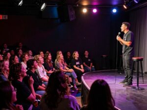Audience enjoying live comedy at Stand Up Live