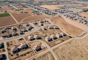 New residential development project in Mesa, Arizona on former dairy land