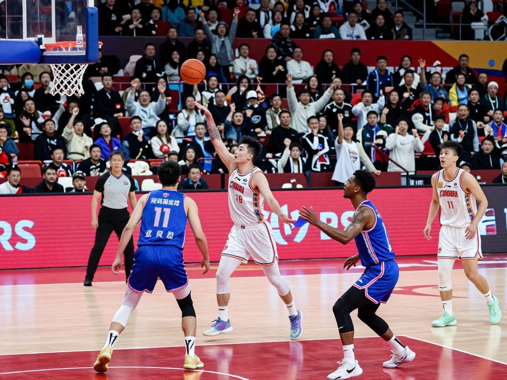 Northern Arizona University basketball team celebrating their win