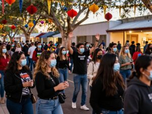 Community celebration in Phoenix highlighting health awareness