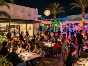 Diverse New Year's Eve celebrations in Phoenix with festive decorations