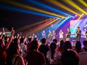 Crowd enjoying the Nu Bass Theory event at The Womak in Phoenix