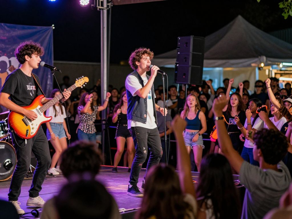 Live performance of People Who Could Fly at a local venue