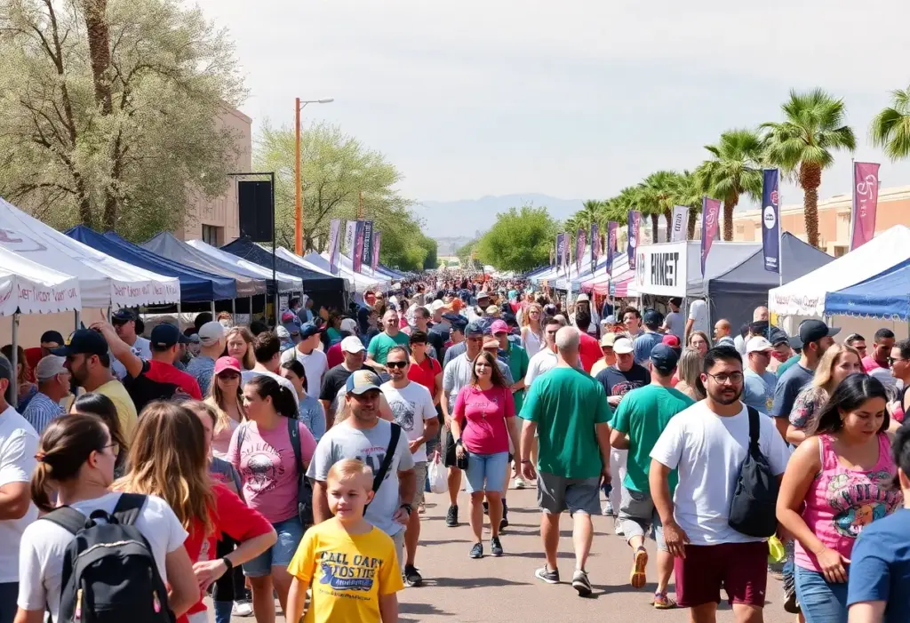 Community members participating in events in Phoenix AZ