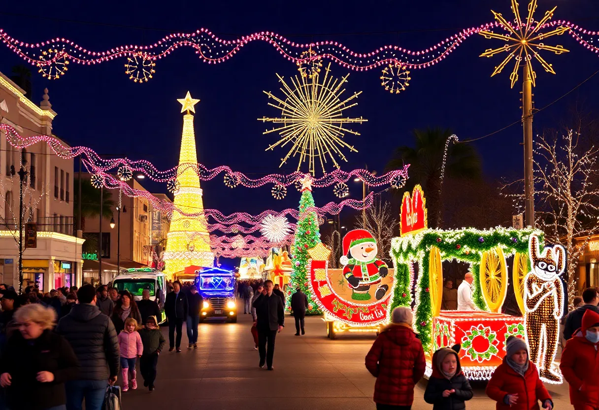 Vibrant Christmas events in Phoenix showcasing community spirit and holiday joy.
