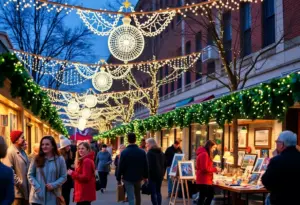 Festive community events showcasing local artisans and holiday celebrations in Phoenix