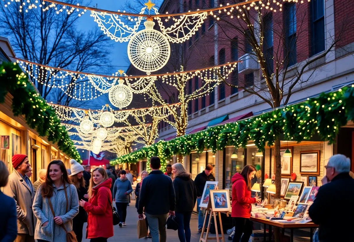 Festive community events showcasing local artisans and holiday celebrations in Phoenix