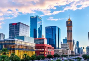 Overview of Phoenix showcasing economic development and growth.