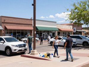 Small business owners in downtown Phoenix showcasing innovation