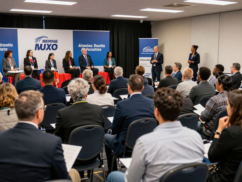 Participants at the Phoenix Forum discussing the conservative movement